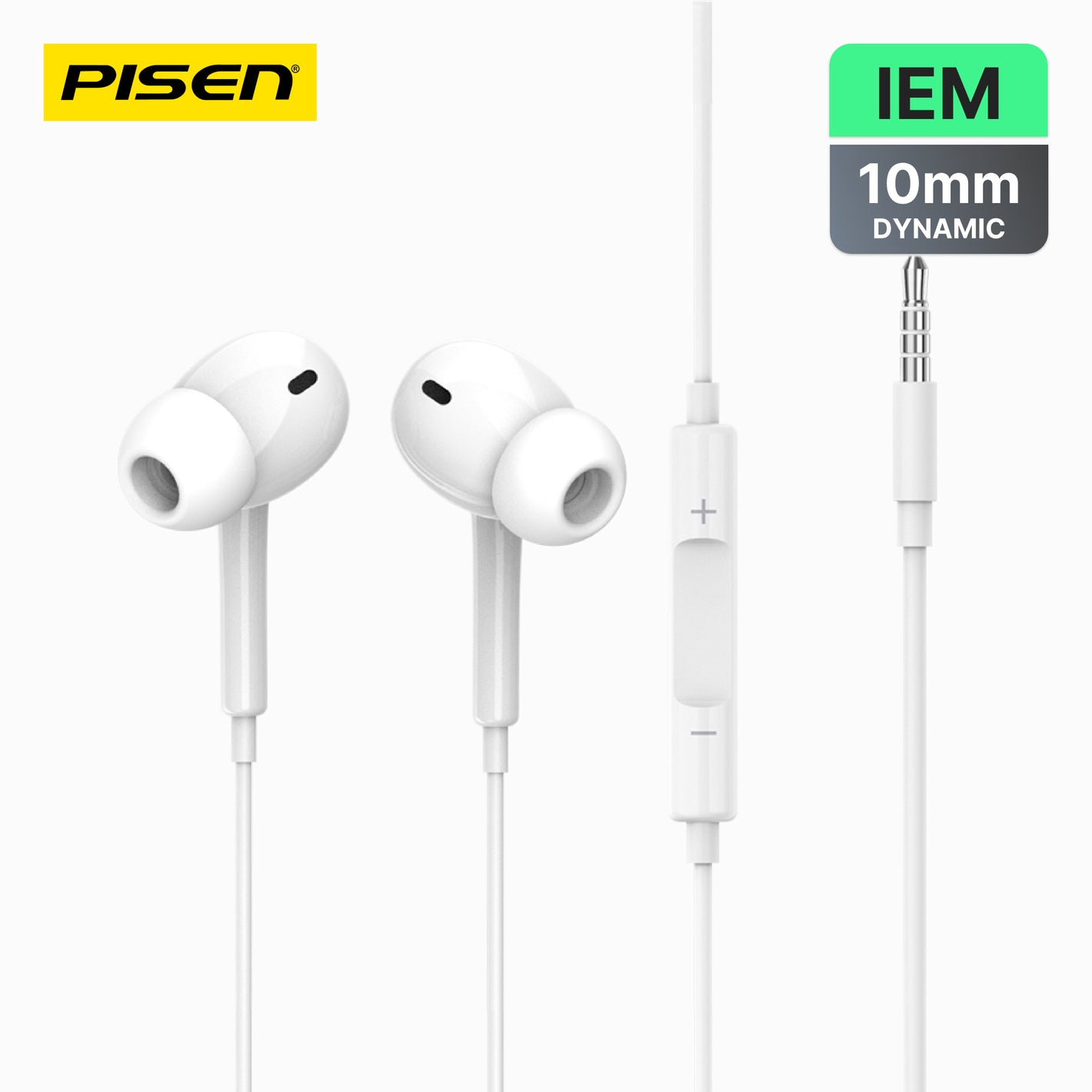 PISEN in-ear Stereo Wired Earphones AP03