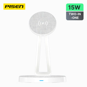 PISEN 2-in-1 Wireless Charging Stand TP-C30