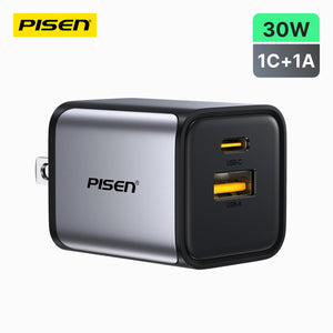 PISEN BOLT Lite 30W 2-Port GaN Fast Charger TP-C63