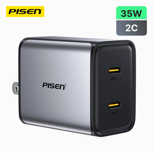 PISEN BOLT Lite 35W 2-Port GaN Fast Charger TP-C64