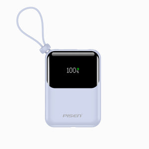 PISEN-Sunny Power 22.5W With Two build-in Cables 10000mAh Mini Power Bank TP-D096