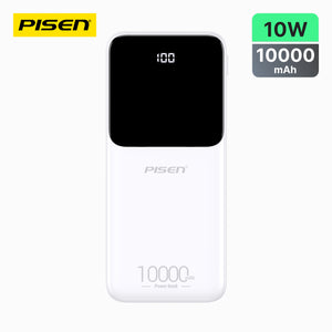 PISEN Semi Mirror 10W 10000mAh Power Bank TP-D053