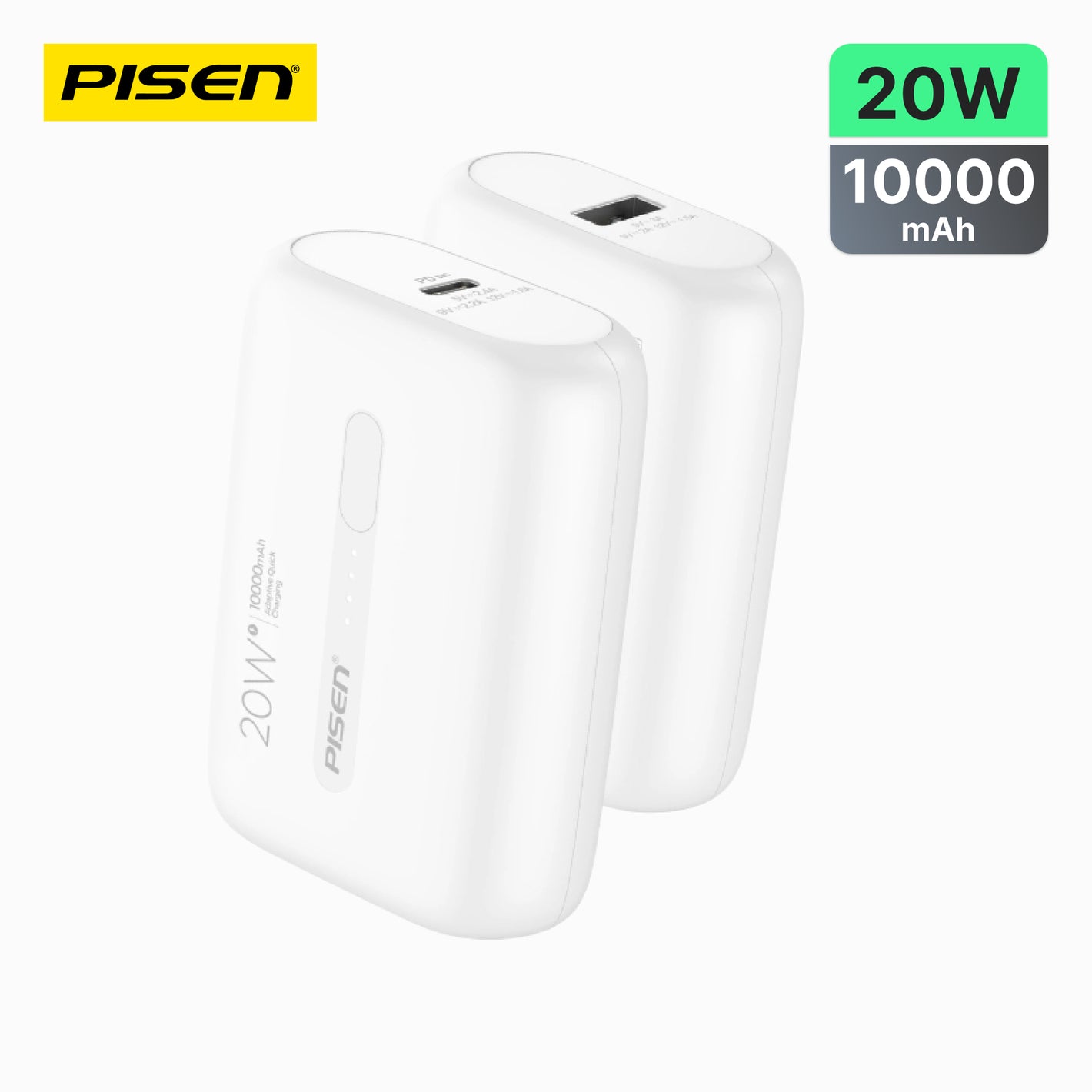 PISEN Power Tiny 20W Mini 10000mAh Power Bank TS-D304