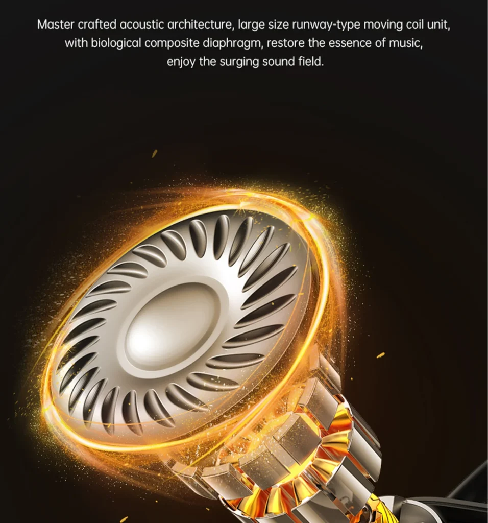 PISEN O1 open-ear headset - driver component illustration