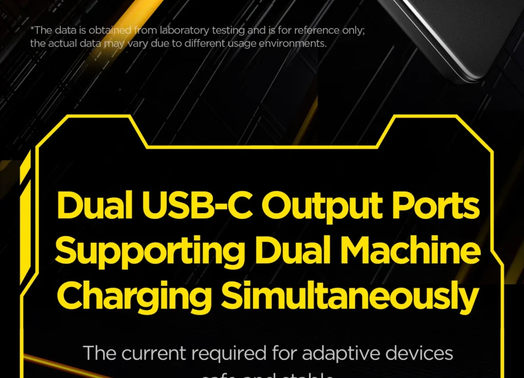 Overseas Pisen 45W GaN Mecha Dual-Port Charger 2C TS C187 10