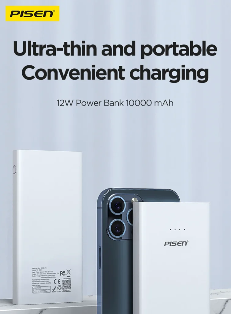Pisen 12W Power Bank 10000 (TS D324) (International Version) 01