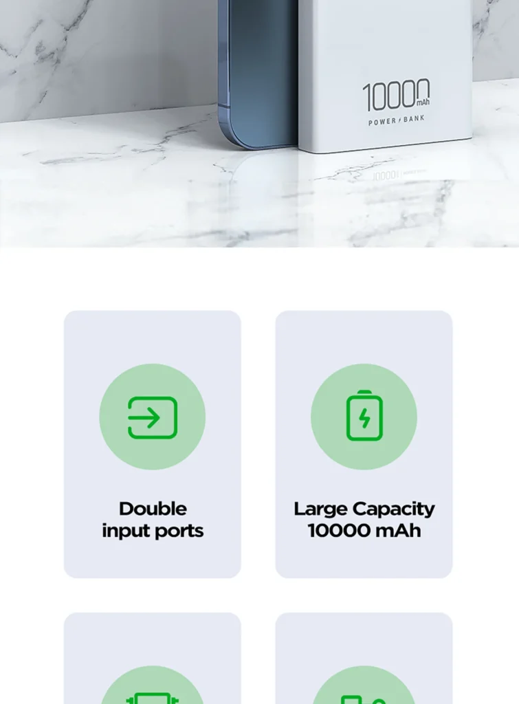 Pisen 12W Power Bank 10000 (TS D324) (International Version) 02