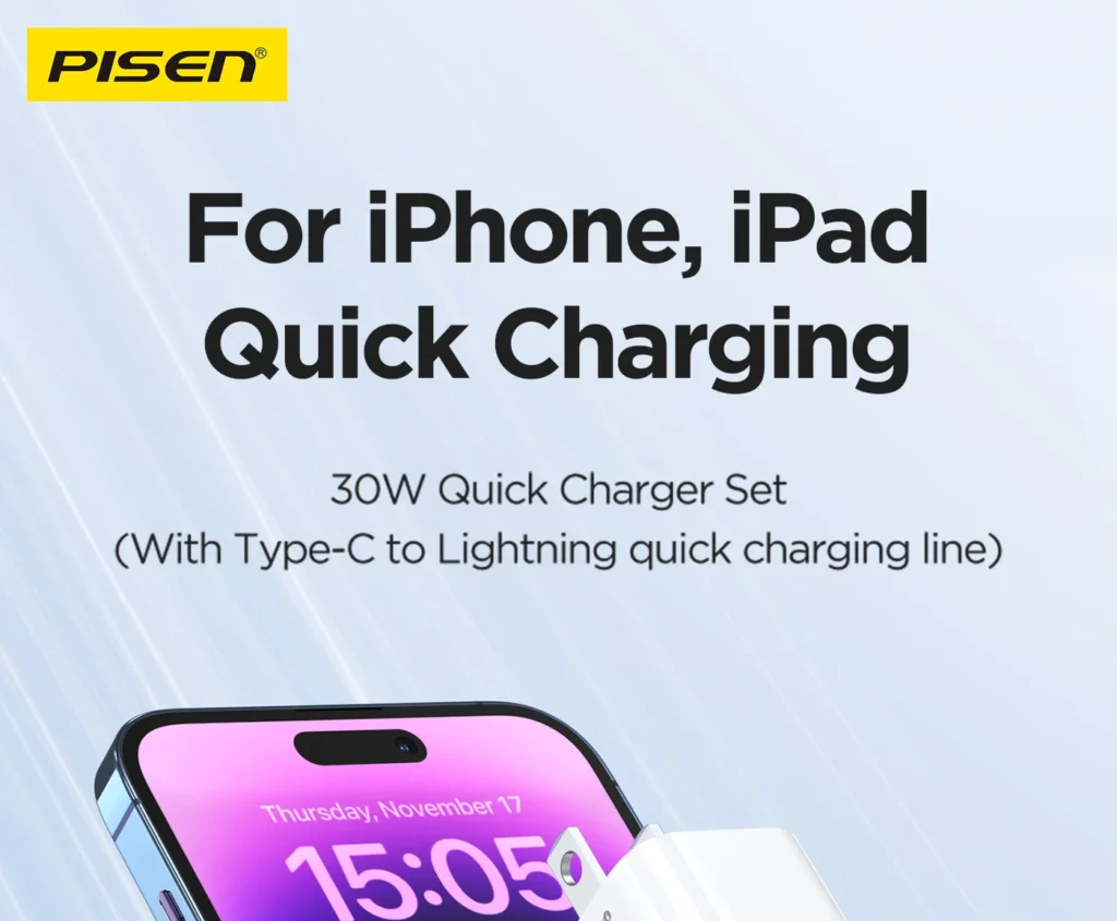 PISEN 30W Fast Charger 1C1A (US Version) TS C171 01