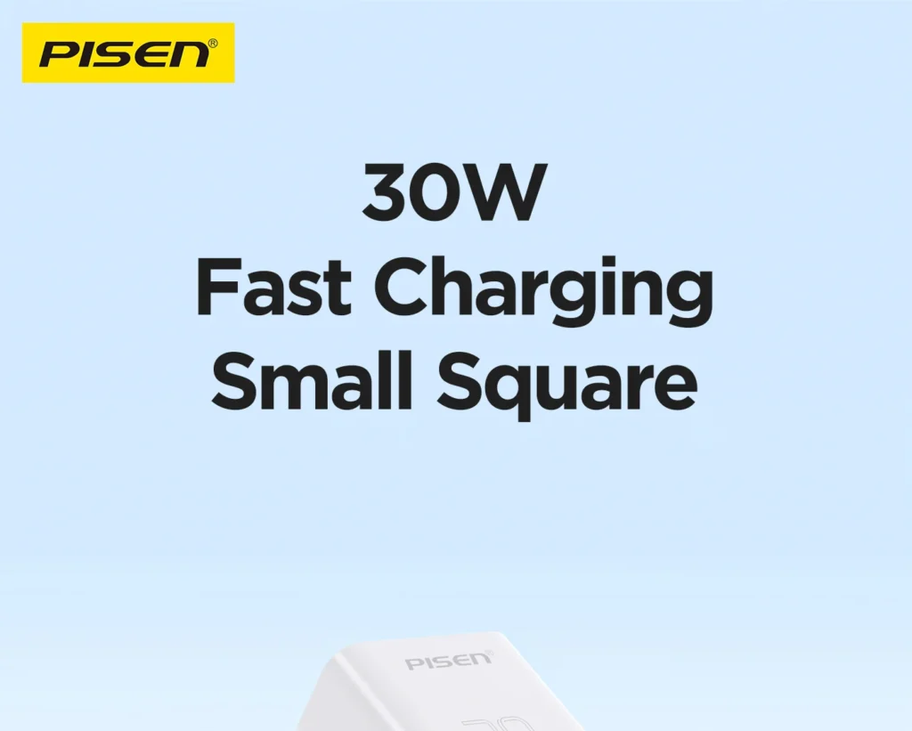 PISEN PD30W Single-Port Travel Fast Charger Set (C To C) (C T L) (US Version) 01