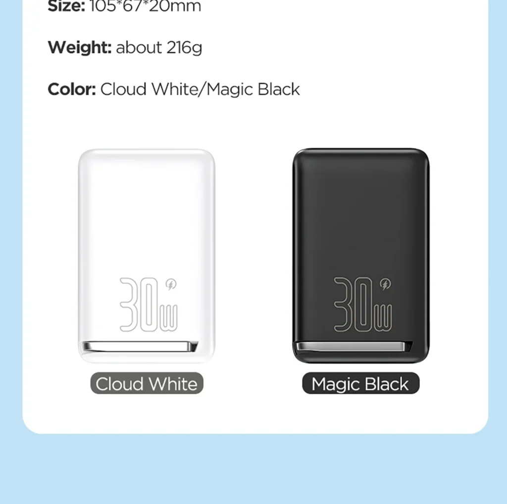 PISEN QUICK 30W Magnetic QI2 Wireless Fast Charging Power Bank 10000 TP D101 Thailand 10