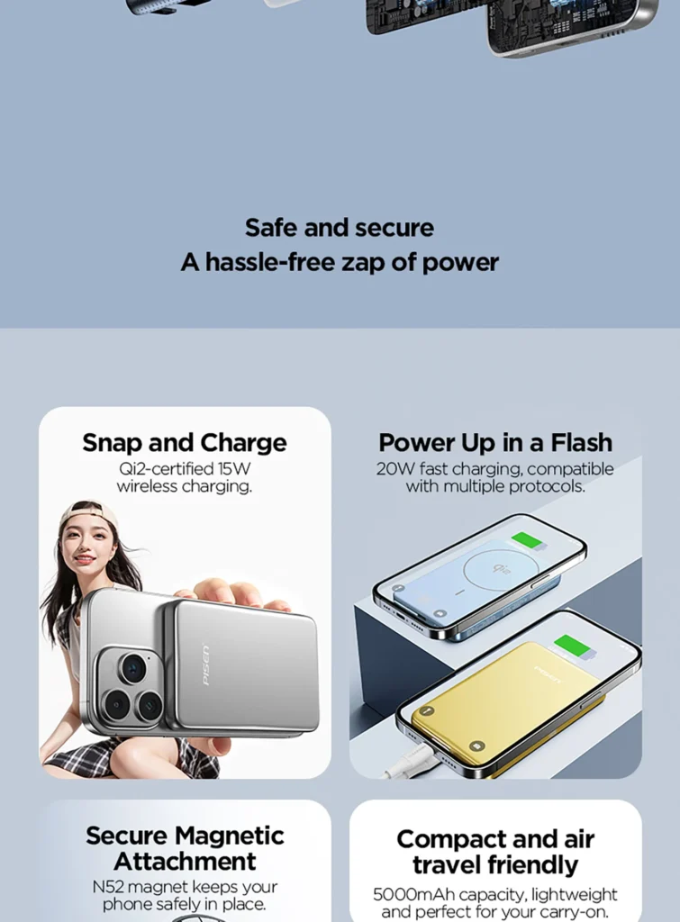 TP D147 Pinsheng 20W Metal Square Magnetic QI2 02