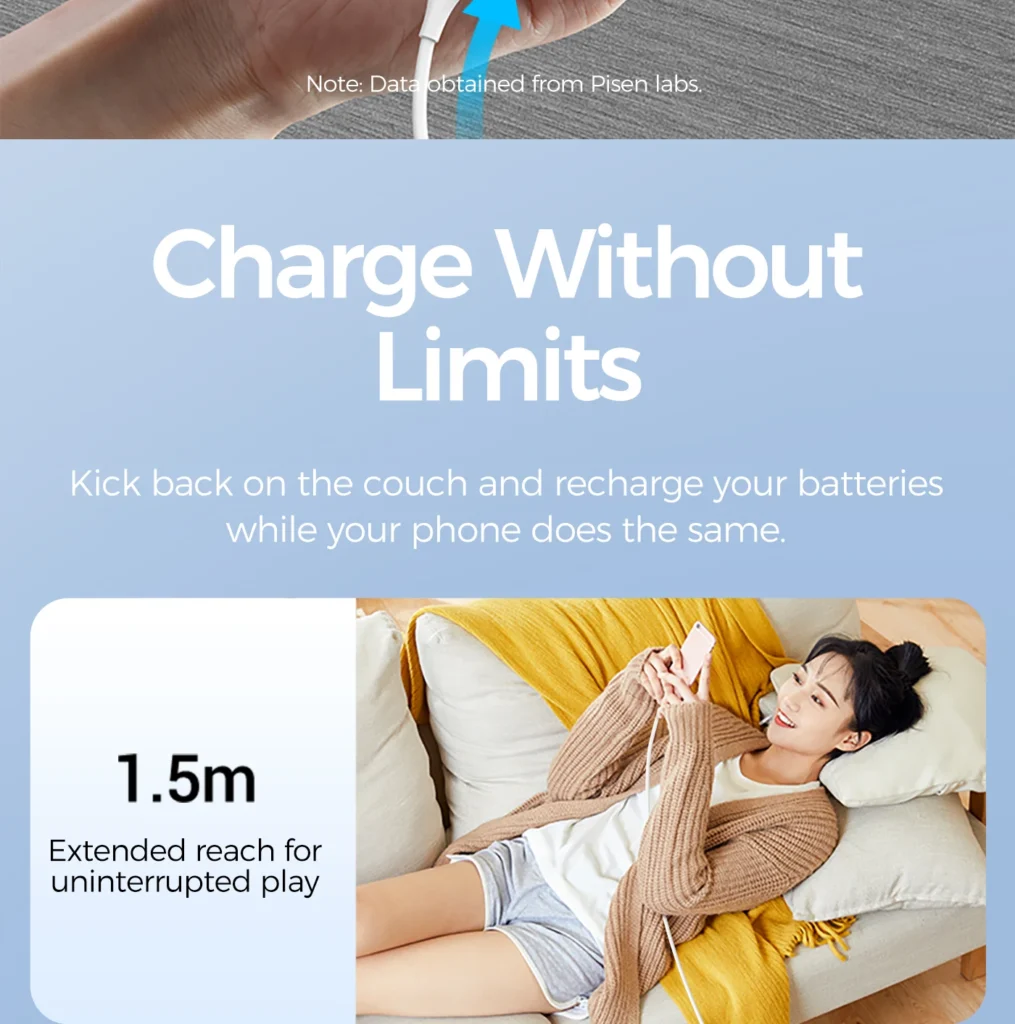 CL PD01 20210309 PISEN QUICK Type C To Lightning 3A Data Cable 1 16