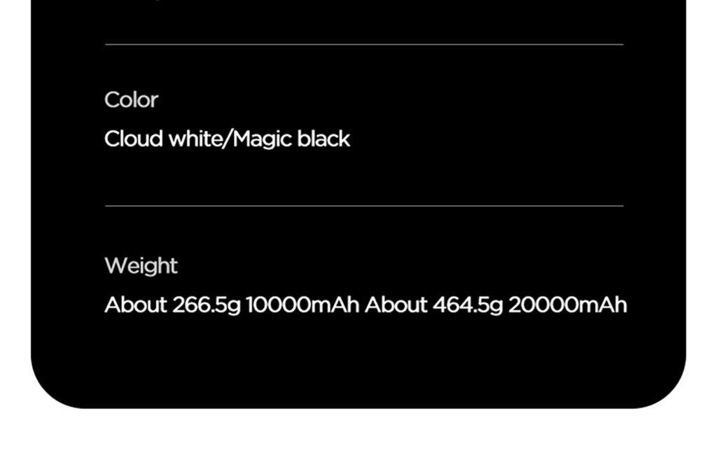 Four Built-in Cable 20W Power Bank (Oval Lens Version) TS D342 TS D344 Overseas 10