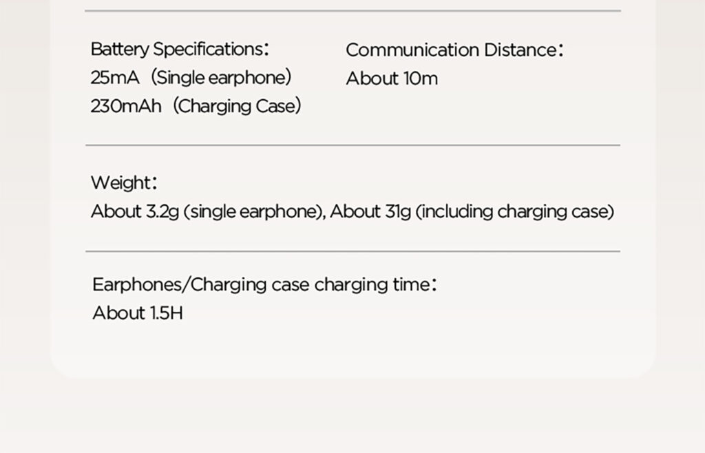 C3 True Wireless Bluetooth Earbuds (BHD TW10) Overseas 08