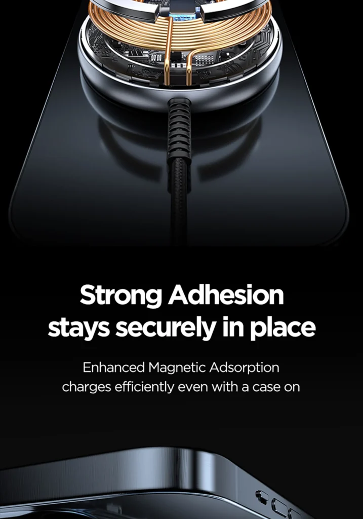 PISEN Qi2 Magnetic Desktop Charging Pad Base TP C56 Overseas 04
