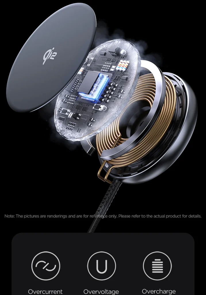 PISEN Qi2 Magnetic Desktop Charging Pad Base TP C56 Overseas 06