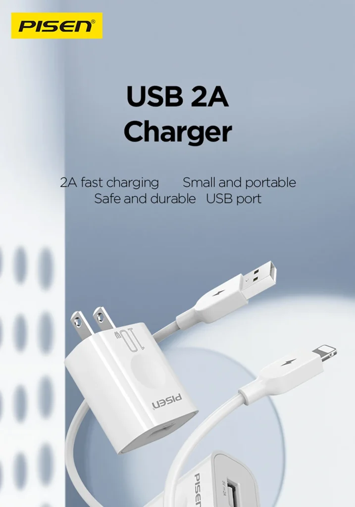 Pisen USB Mobile Phone Charger Set 2 01