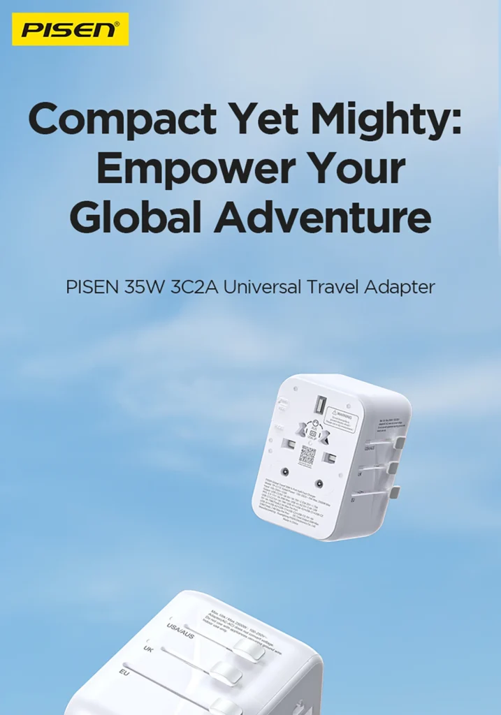 TP C110 PISEN 35W Global Travel Adapter Charger 3C2A (Thailand Custom Edition) 01