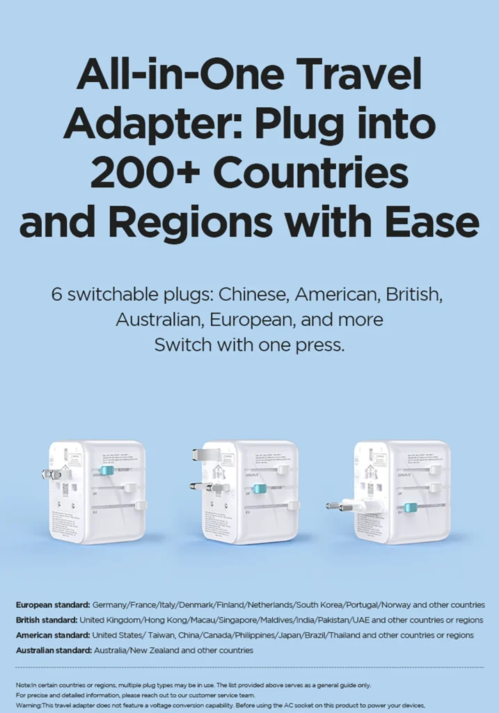 TP C110 PISEN 35W Global Travel Adapter Charger 3C2A (Thailand Custom Edition) 03