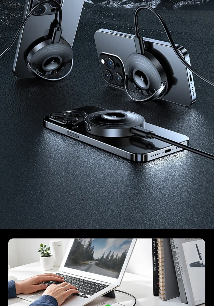 2-in-1 Magnetic Wireless Charger (TP C43) International Version 04