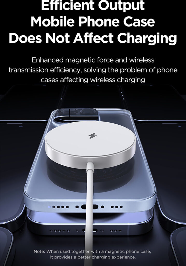 TP C74 Qi2 Magnetic Desktop Charging Pad PC Round Base White Overseas 06
