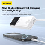 PISEN 30W Retractable Cable Power Bank 10000mAh TP-D239, alternate product view 5
