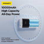 PISEN 30W Retractable Cable Power Bank 10000mAh TP-D239, alternate product view 2