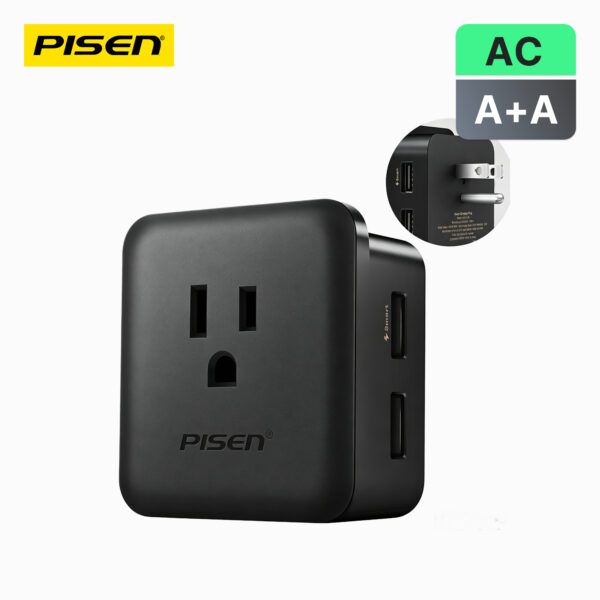 PISEN USB+USB Charger KU-12-US