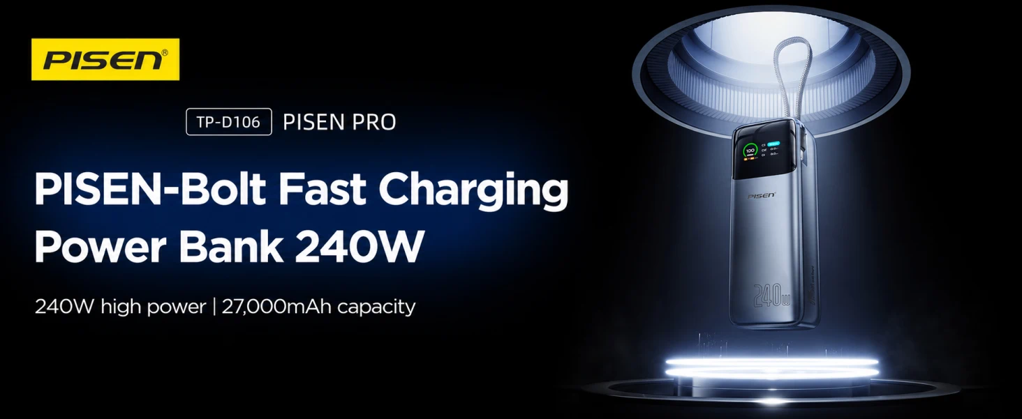 PISEN TP-D106 power bank - power bank overview