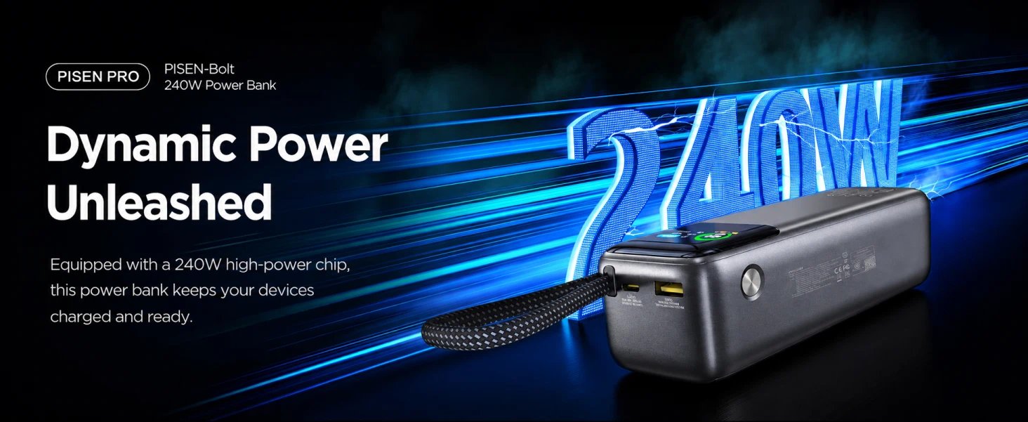 PISEN TP-D106 power bank - power bank charging power graphic