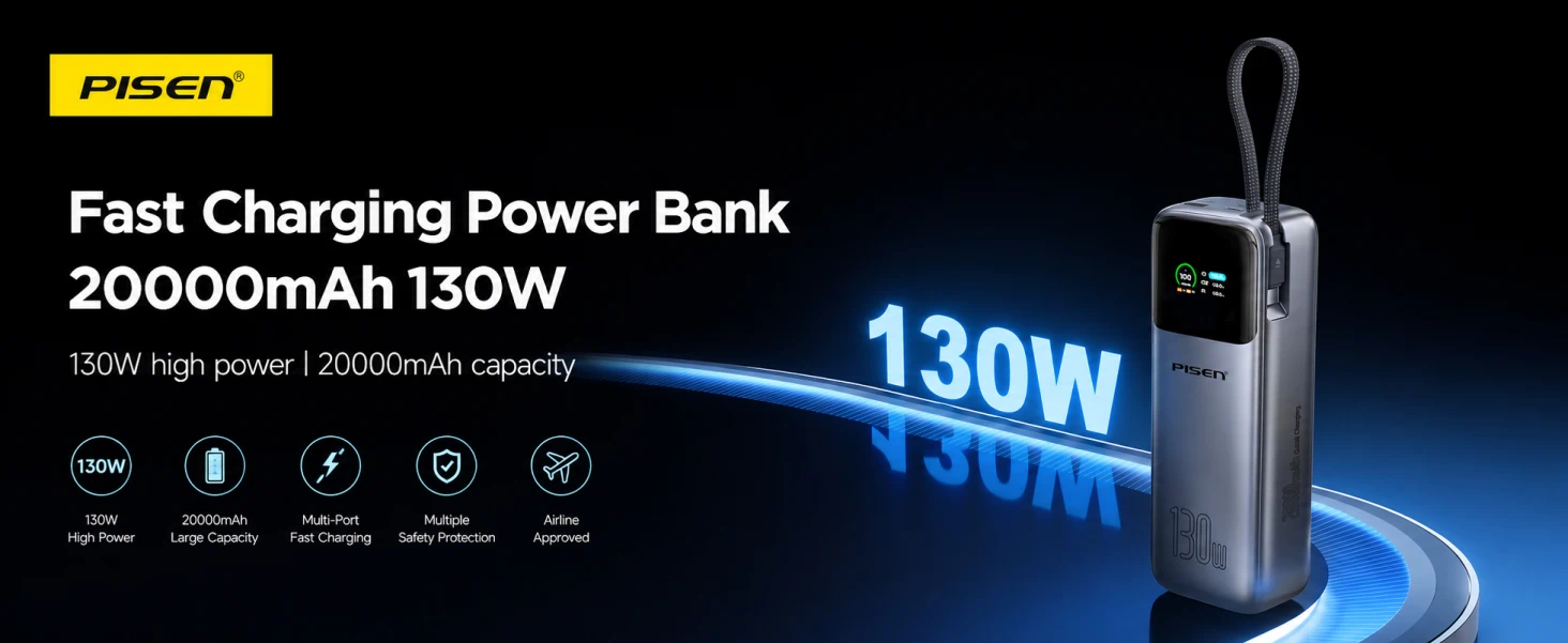 PISEN TP-D107 power bank - power bank overview