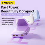 PISEN 10000mAh Flip Mirror Power Bank TP-D275